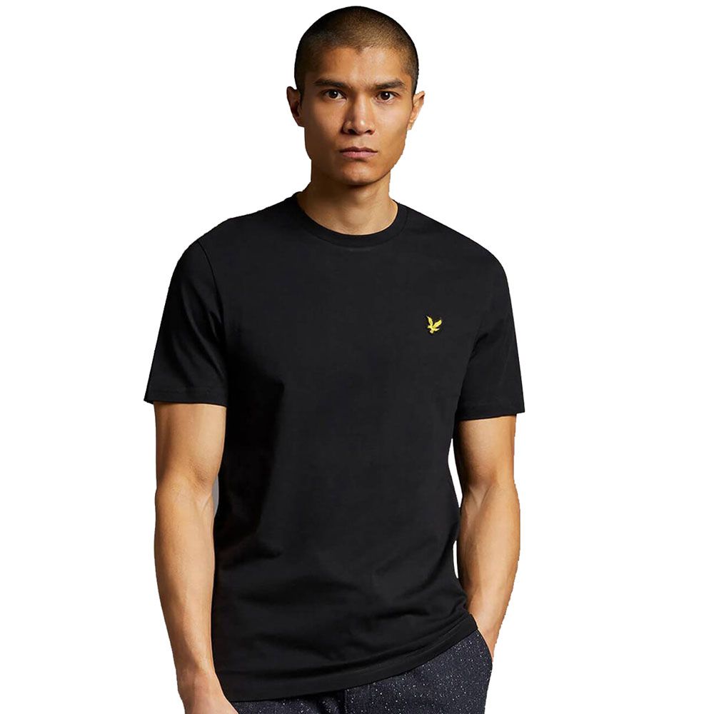 Klassisches Uni Baumwoll T-Shirt