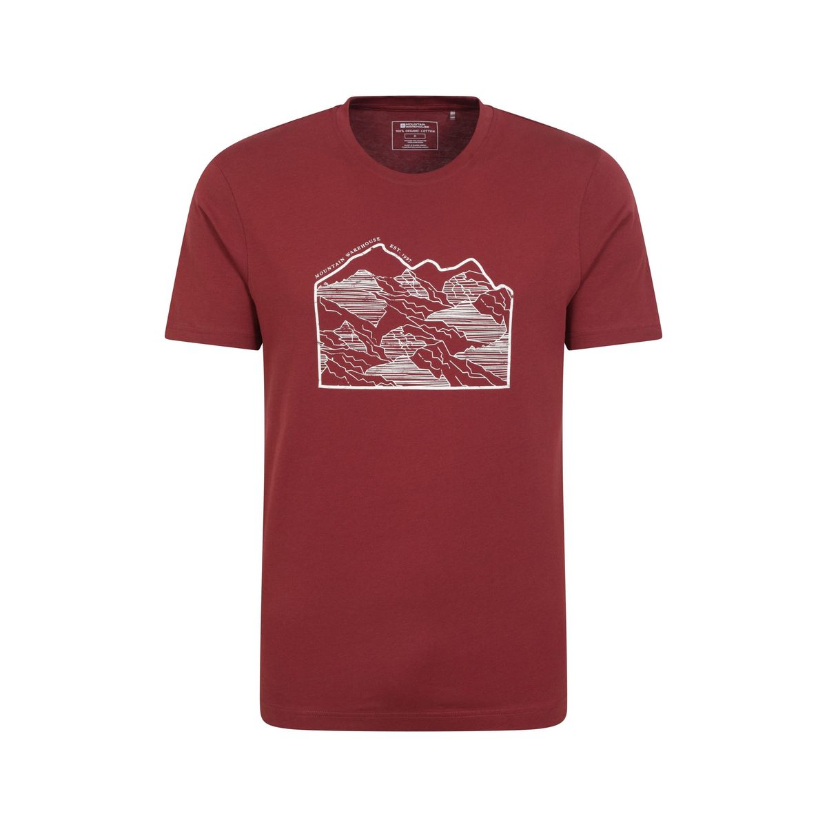 Herren Bio-Baumwoll Grafik T-Shirt