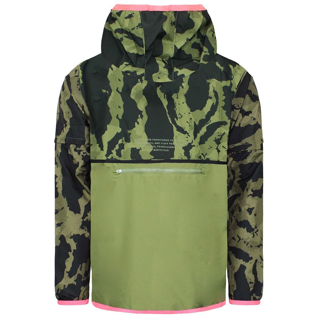 Windcell Kapuzenjacke mit Tarnmuster