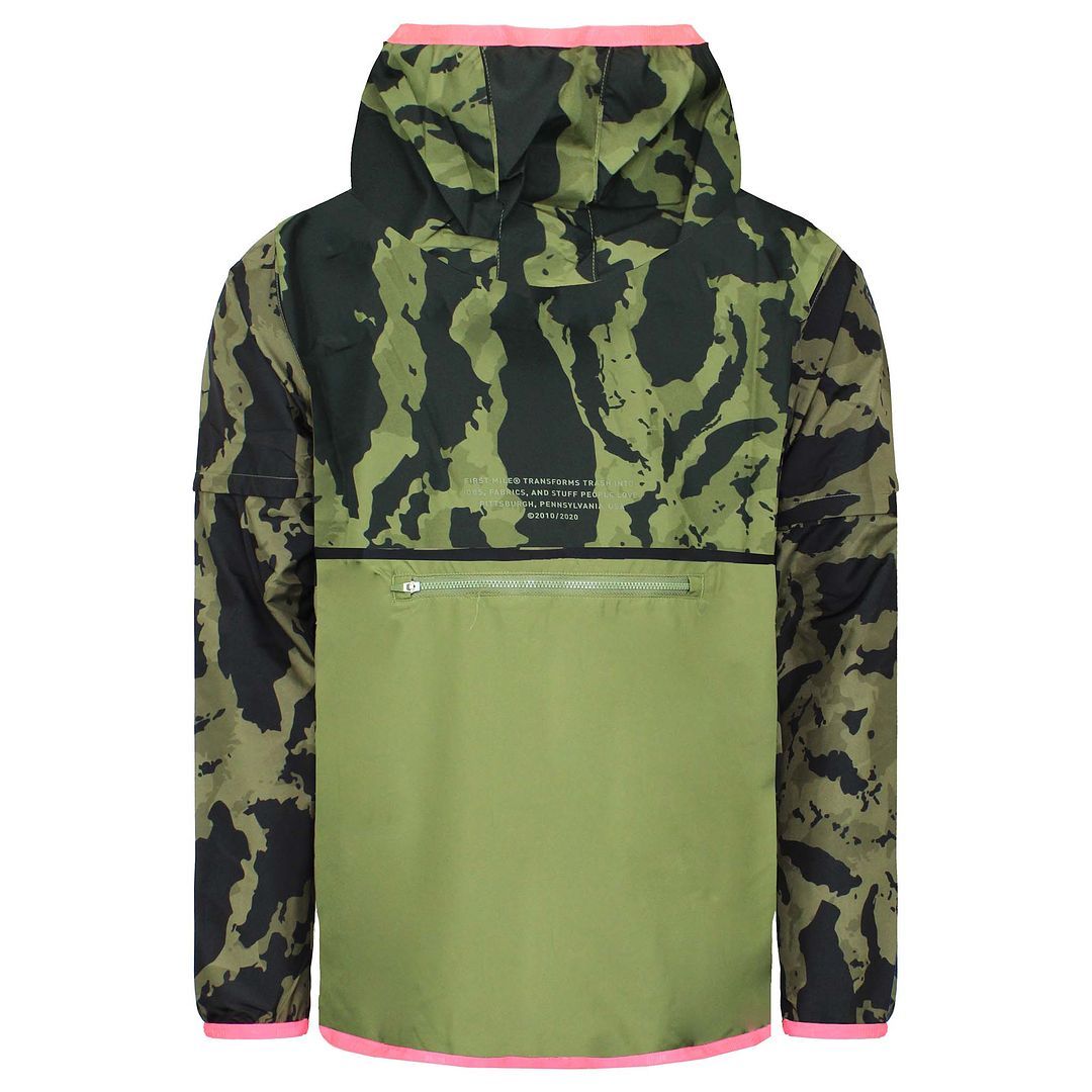 Windcell Kapuzenjacke mit Tarnmuster