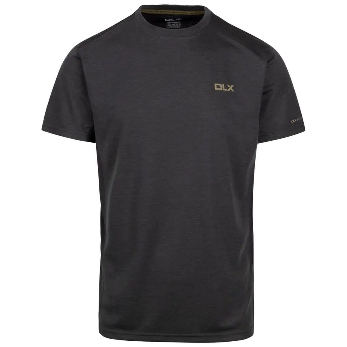 Trespass - "Garvey DLX" T-Shirt für Herren (Dunkelgrau meliert)