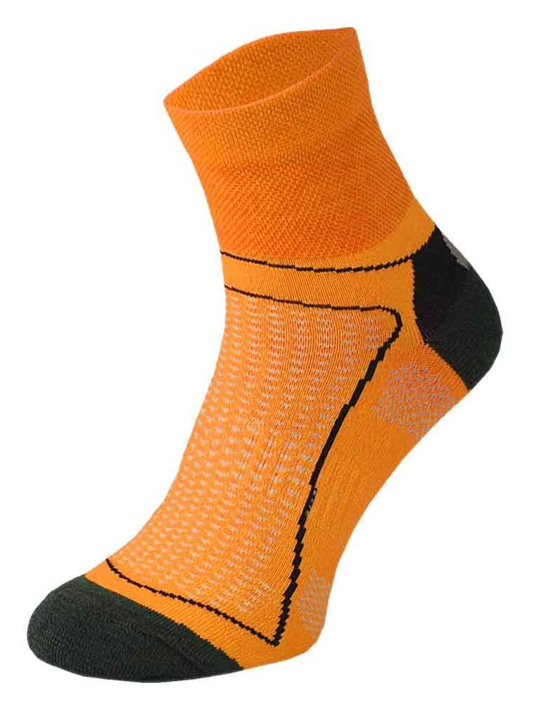 COMODO - Hochsichtbare Neon Fahrradsocken | Herren & Damen | Helle, niedrige Knöchelsocken für den Sommer