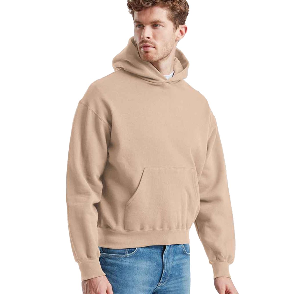 Fruit of the Loom - "Supercotton" Kapuzenpullover für Herren (Sand)