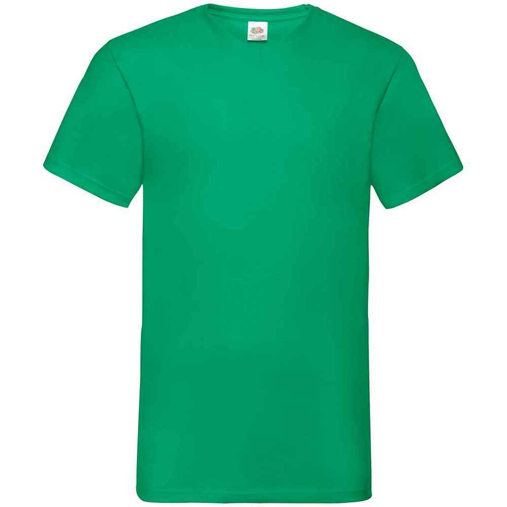 Fruit of the Loom - "Valueweight" T-Shirt V-Ausschnitt für Herren (Irisches Grün)