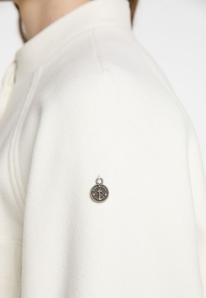 Hemdjacke aus Wollgemisch mit Taschen