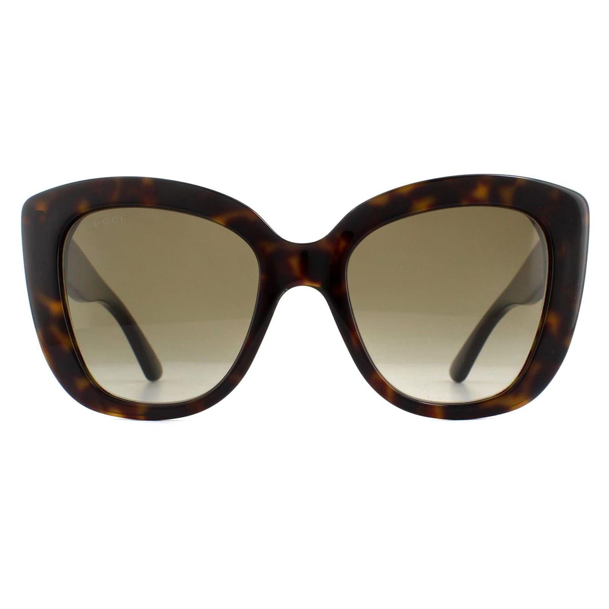 Havana-braune Cat-Eye-Sonnenbrille