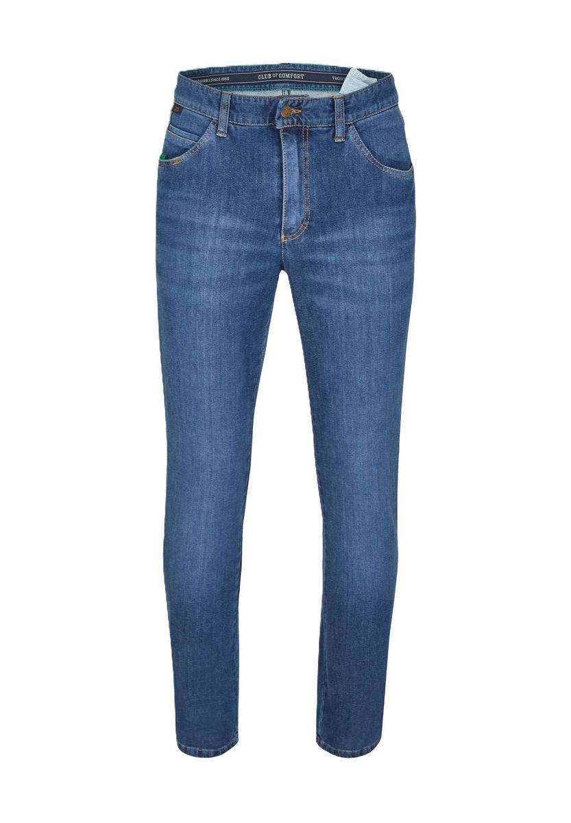 Schmal geschnittene Stretch Denim Jeans