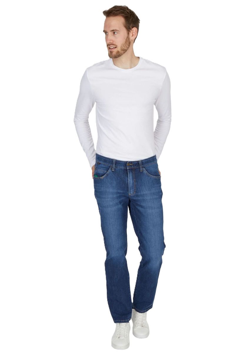 Schmal geschnittene Stretch Denim Jeans