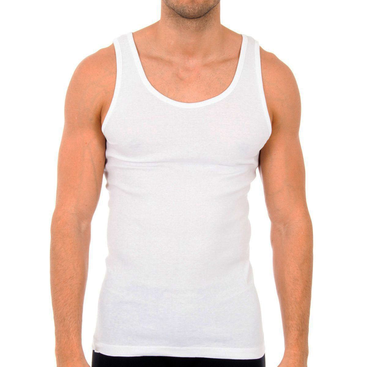 Klassisches geripptes Tanktop für Herren