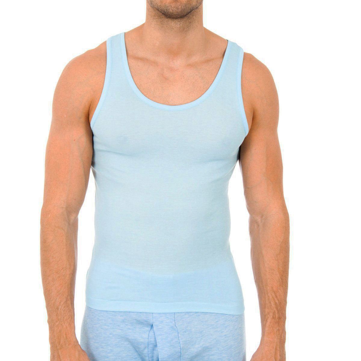 Klassisches geripptes Tanktop für Herren