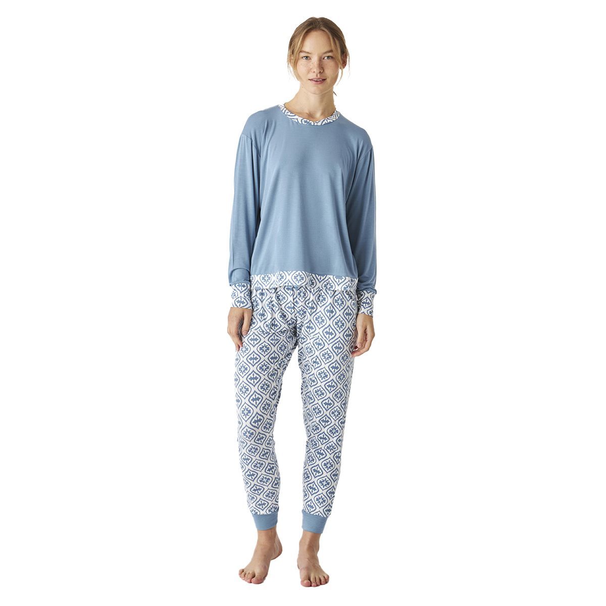 Modal Pyjama Set mit Muster