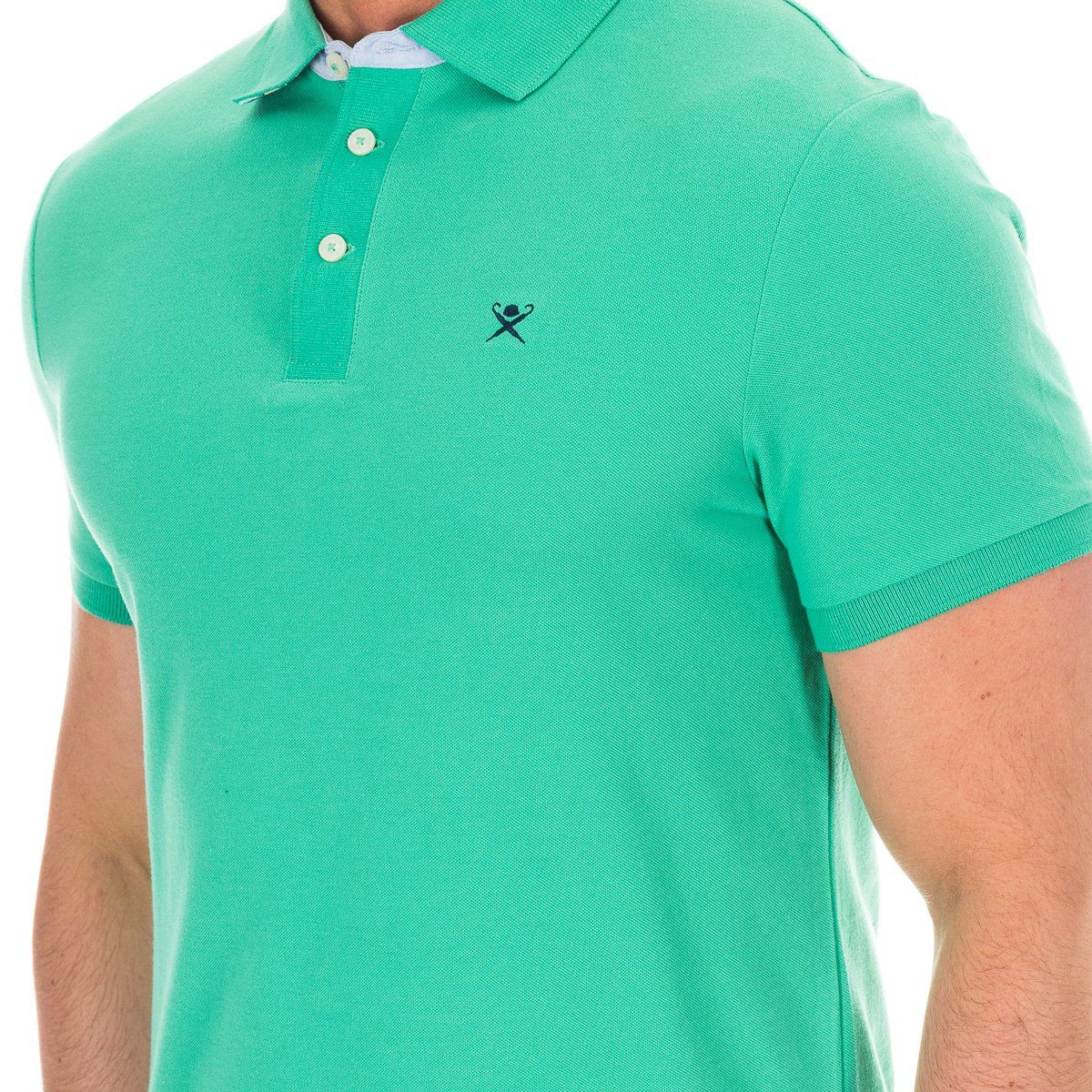 Kurzarm-Poloshirt mit Logo-Stickerei