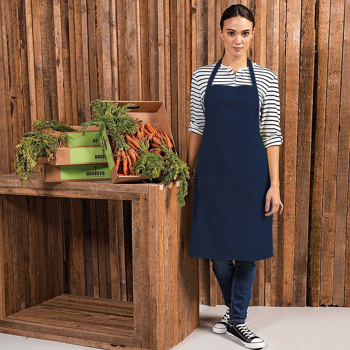 Professionelle Twill Latzschürze