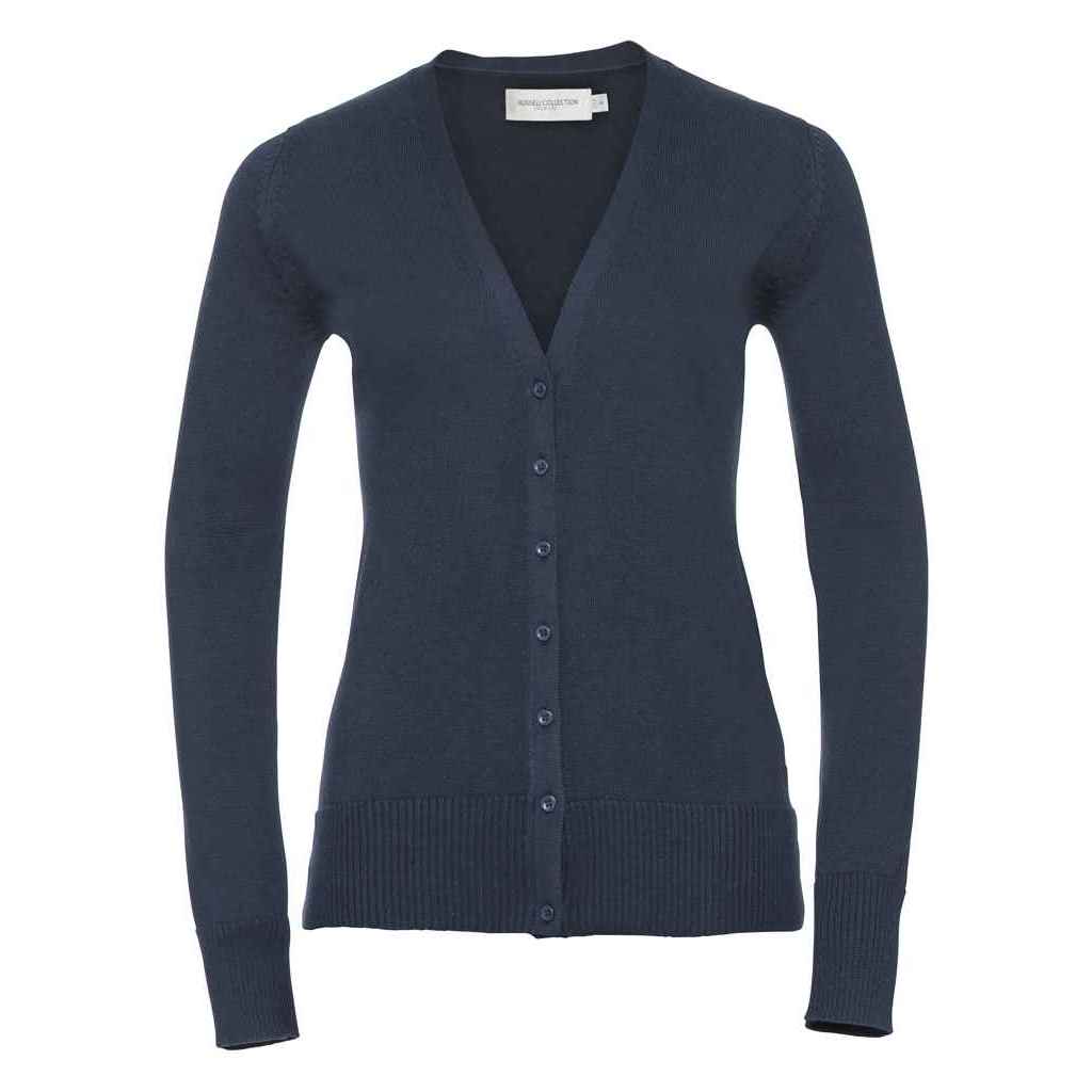 Klassische V-Ausschnitt Strickjacke mit Knöpfen