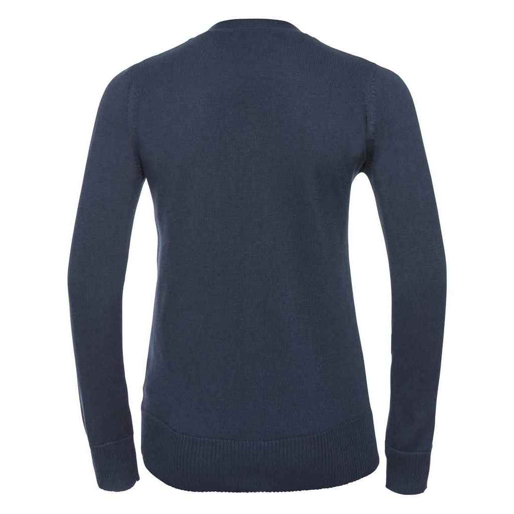 Feinstrickjacke mit femininem V-Ausschnitt