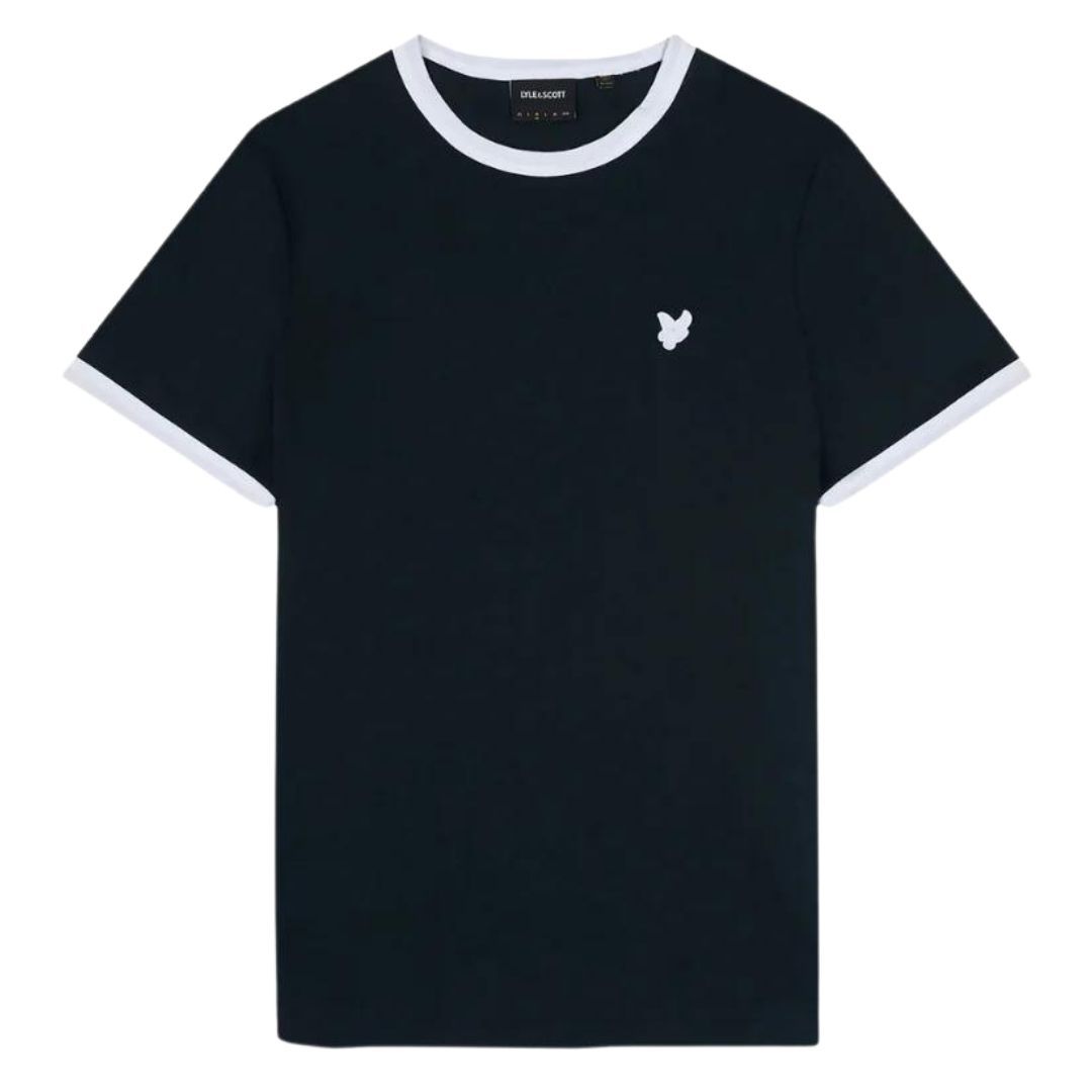 Klassisches Ringel-T-Shirt mit Logo