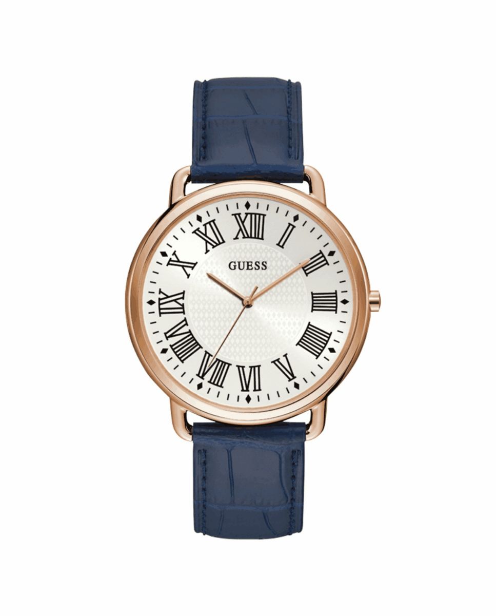 Elegante Analoguhr mit Lederarmband