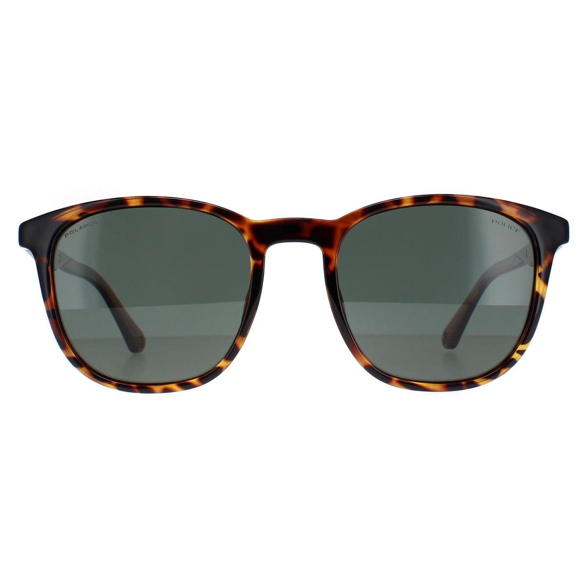 Runde Dunkel Havanna Polarisierte Sonnenbrille