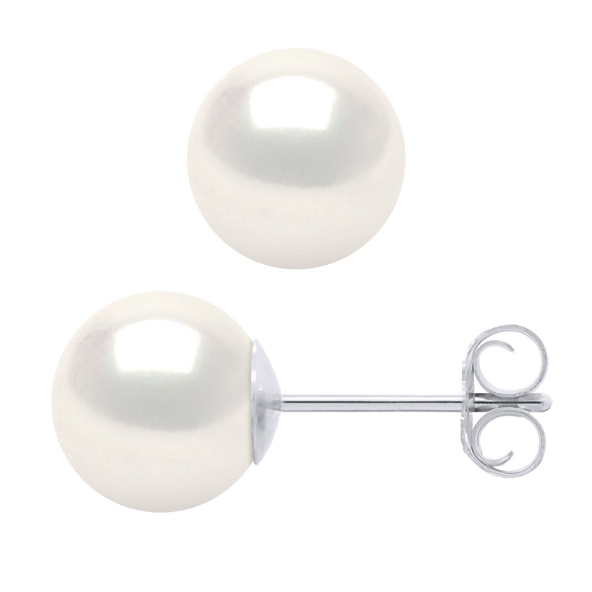 Klassische Süßwasserperlen Ohrstecker