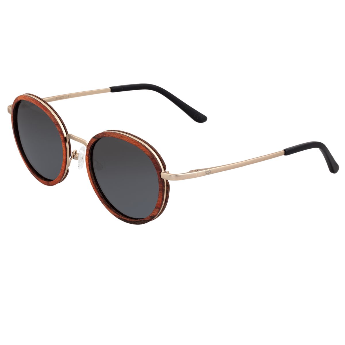 Runde Holzrahmen Sonnenbrille