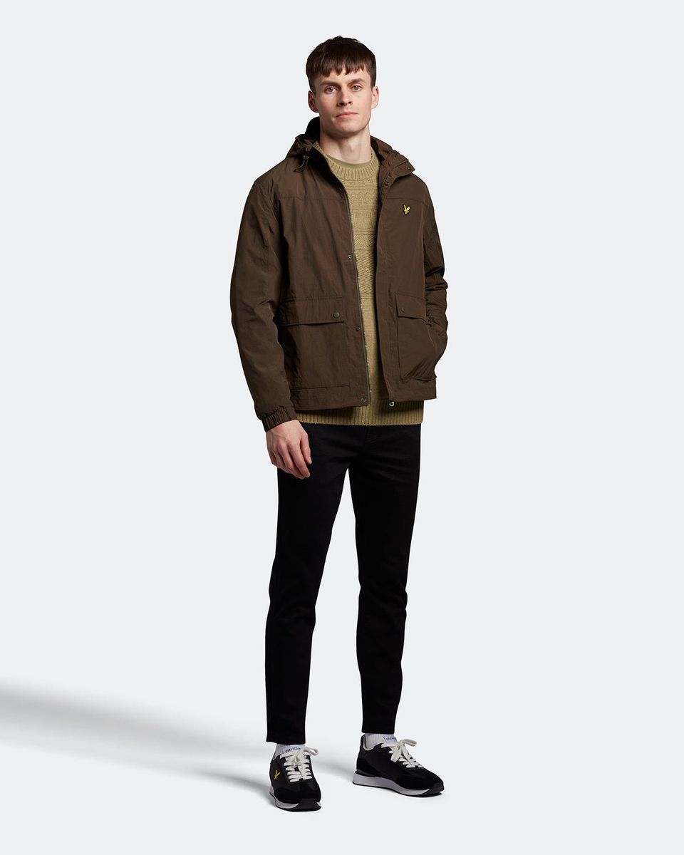Utility-Jacke mit Kapuze und Taschen