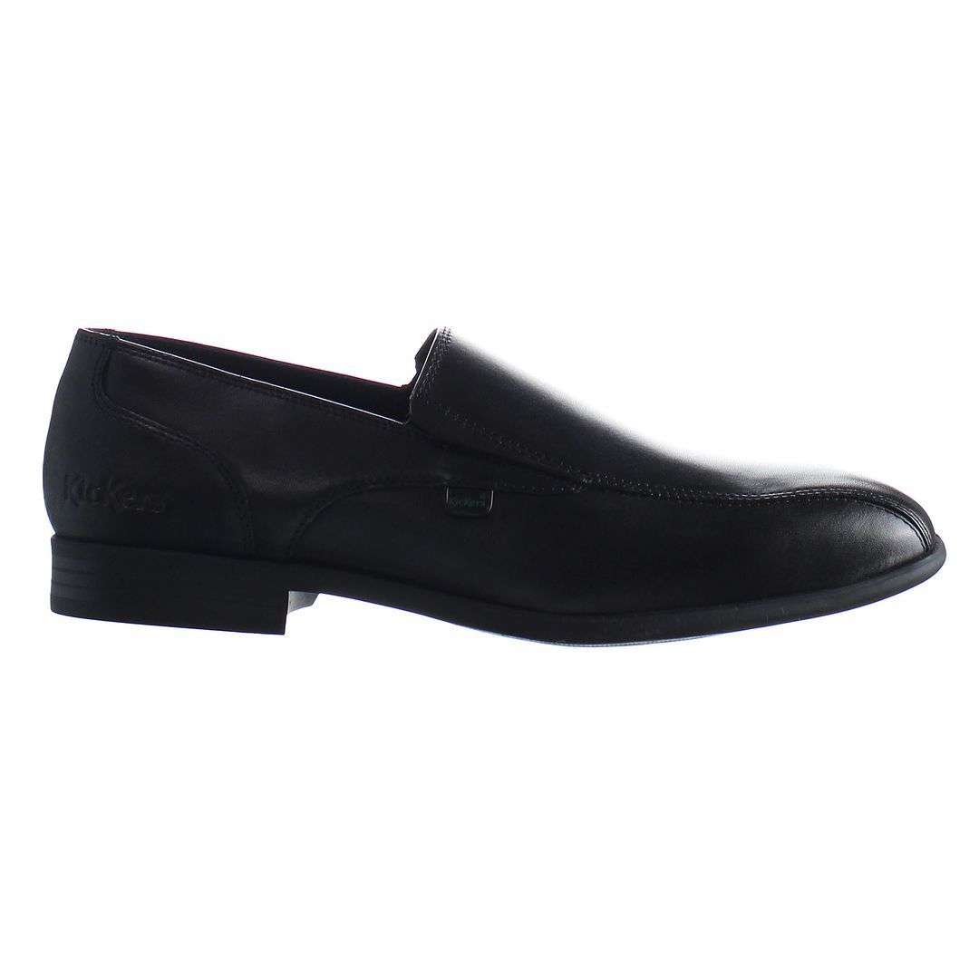 Klassischer schwarzer Leder Loafer Business Schuh