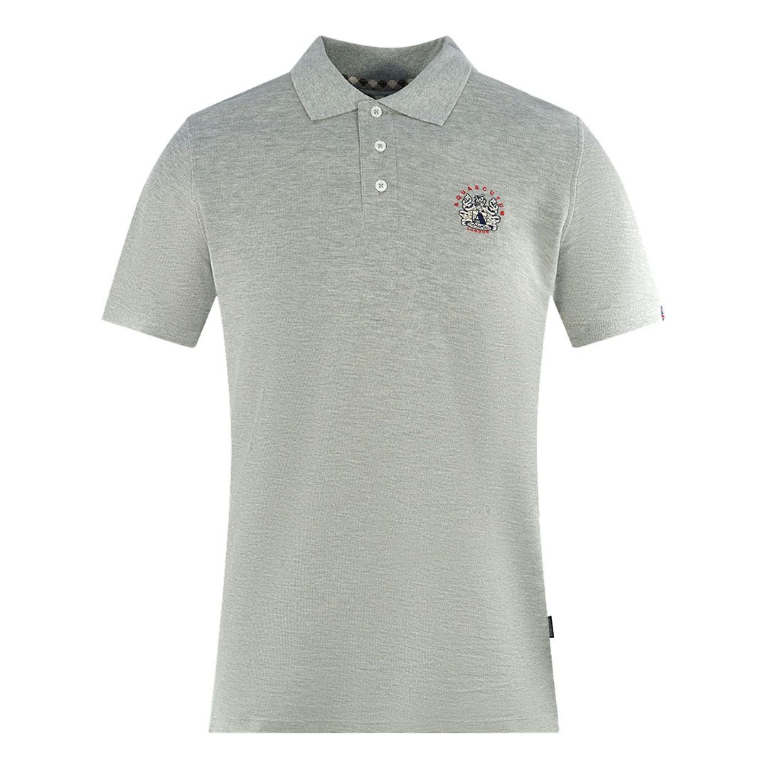 Klassisches Polohemd mit Wappen-Logo