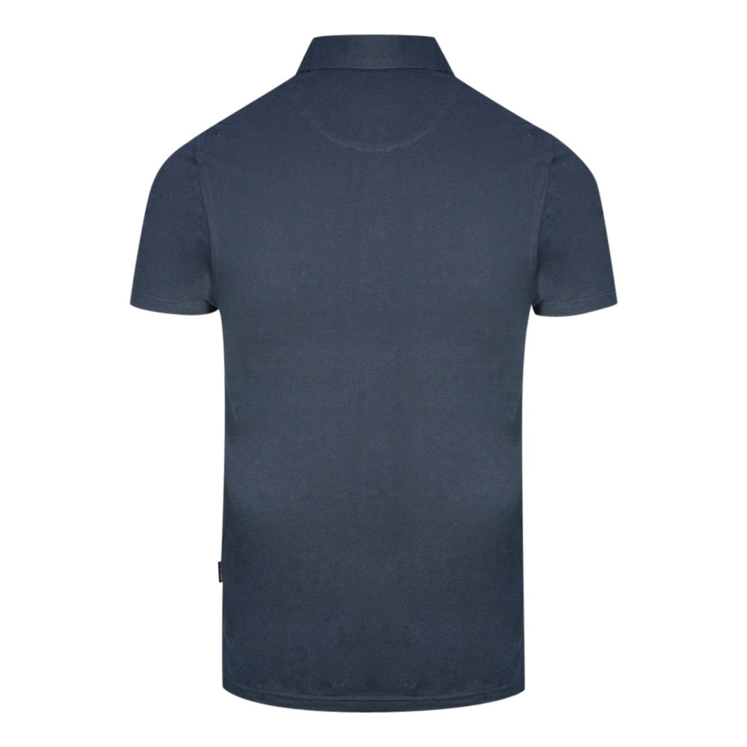 Baumwoll-Poloshirt mit auffälligem Logo