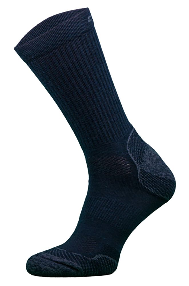 COMODO - Chaussettes Sport Compression Homme Femme | Bas Running - 1 Paire - Noir
