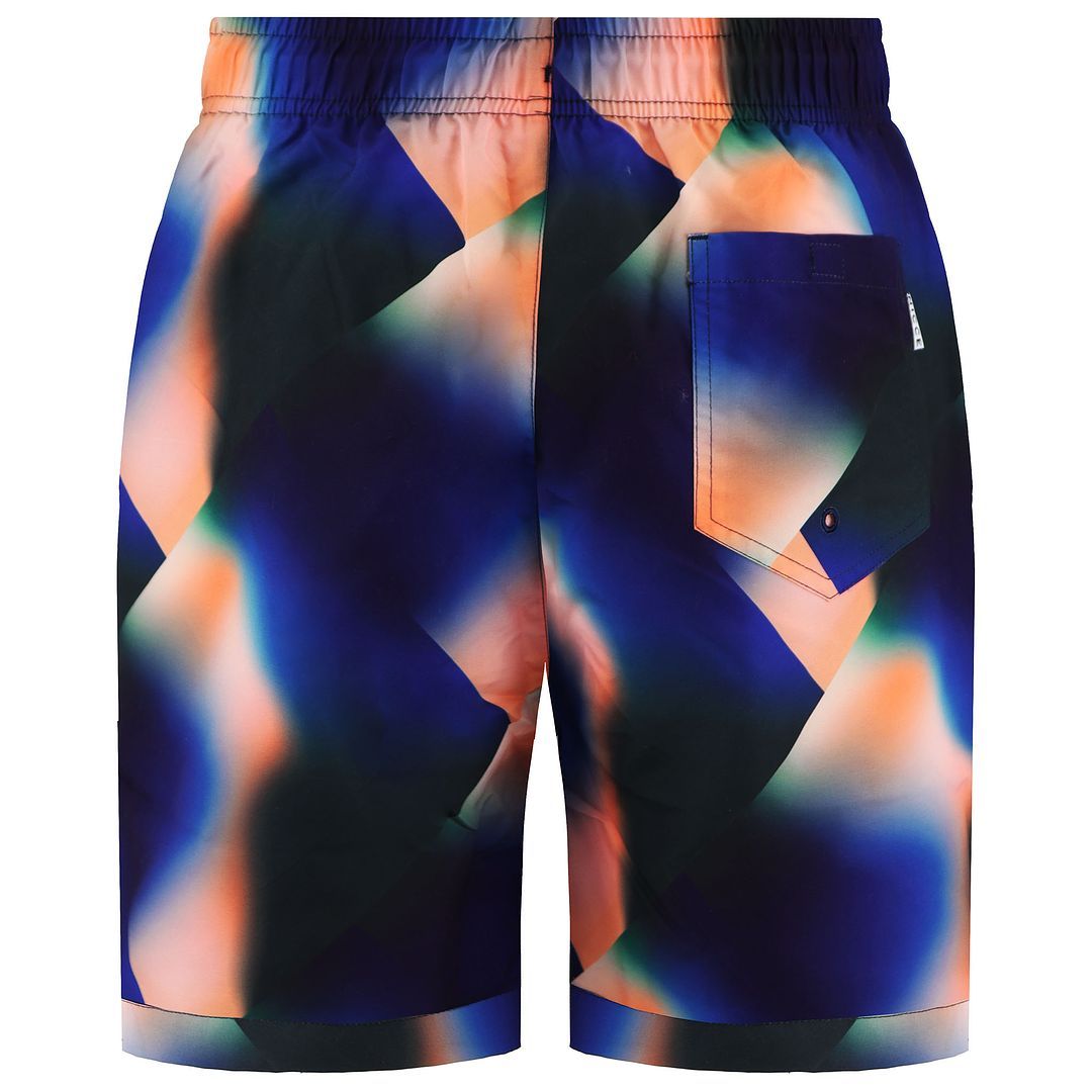 Badeshorts mit abstraktem Muster