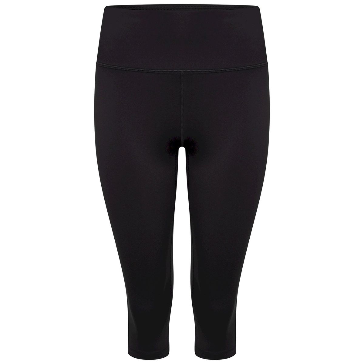 Dare 2B Womens/Ladies Influential Plain Recycled 3/4 Leggings (Schwarz)