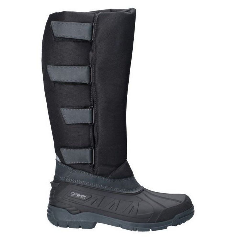 Cotswold Womens/Ladies Kemble Kniehohe Gummistiefel (Schwarz)