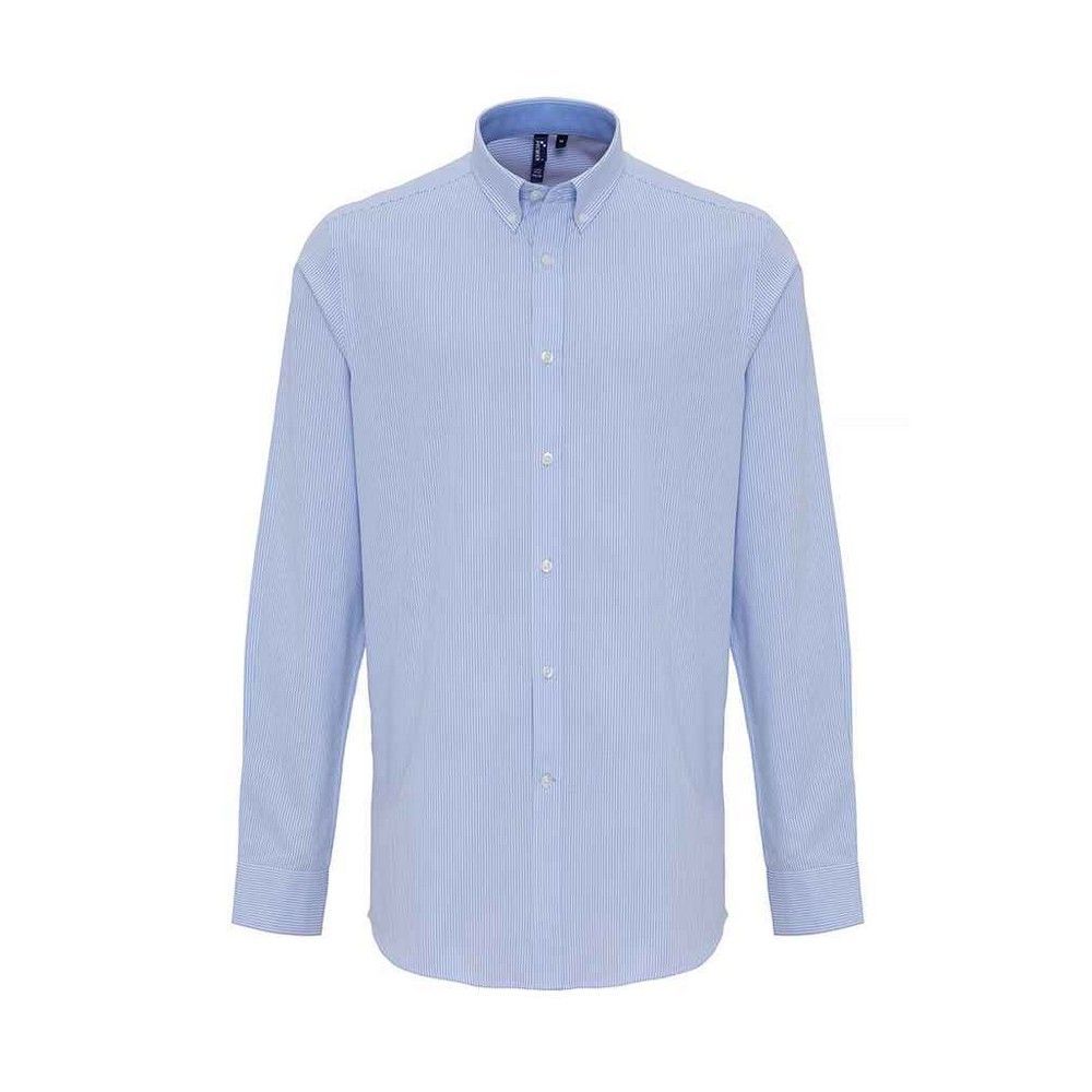 Gestreiftes Langarm Oxford Hemd