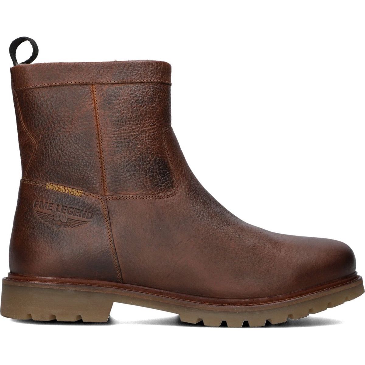 Herren Stiefelette aus braunem Leder