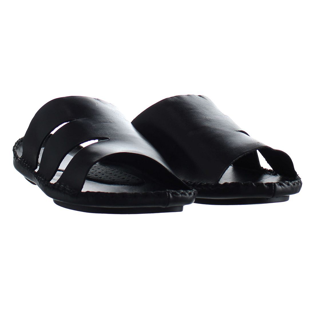 Leder-Slides mit drei Riemen