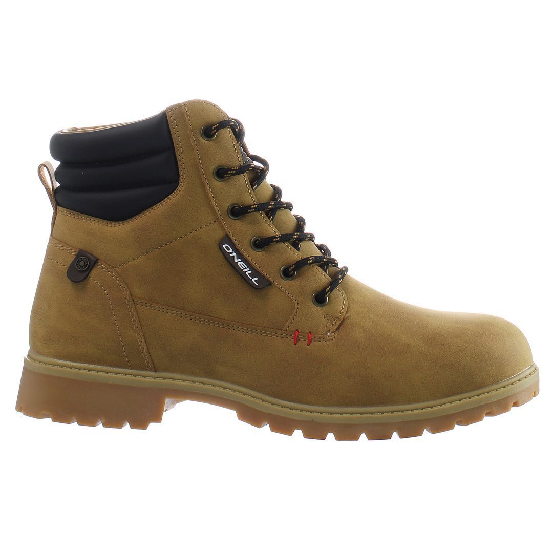 Klassischer brauner Lederlook-Stiefelette