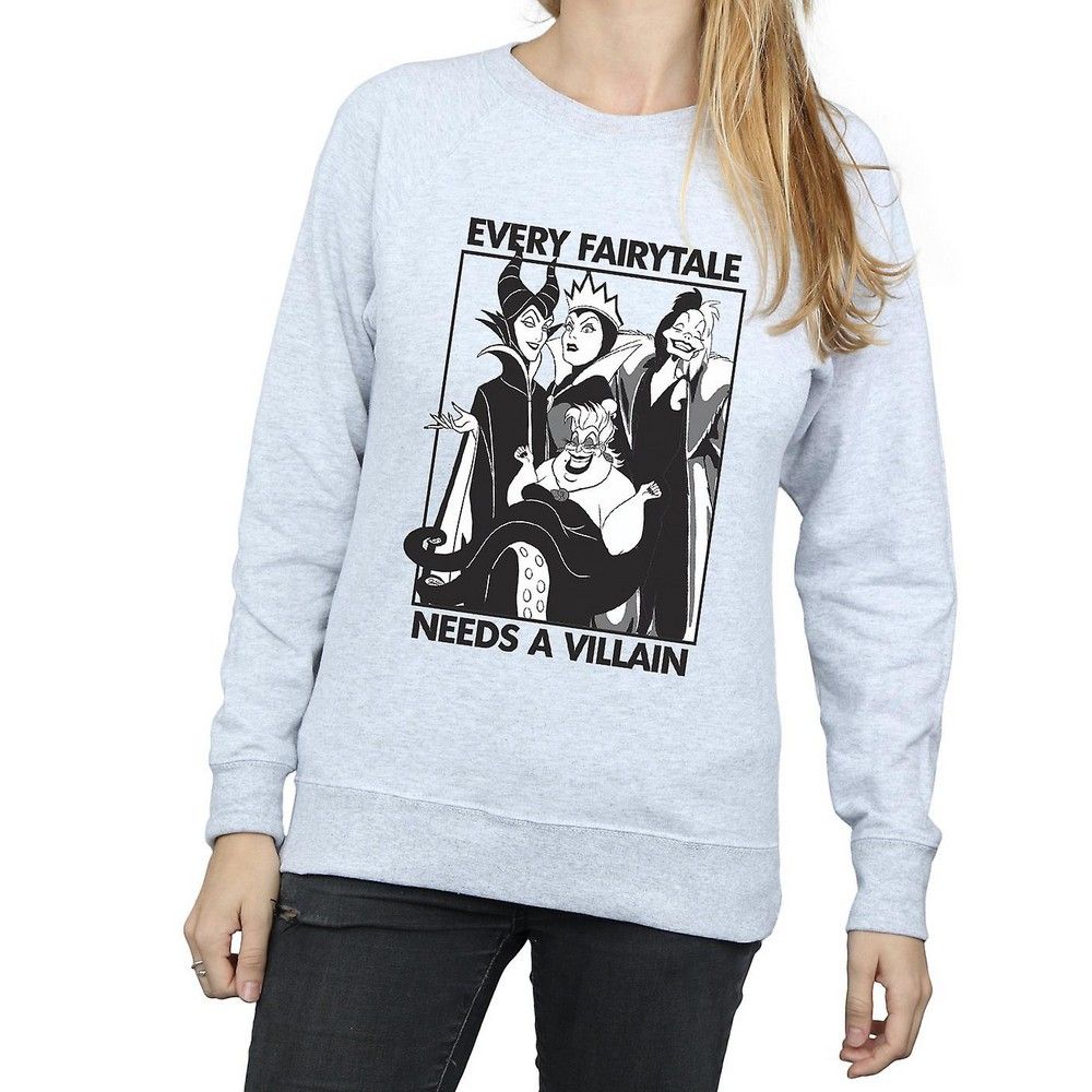 Klassisches Disney Bösewicht Grafik-Sweatshirt