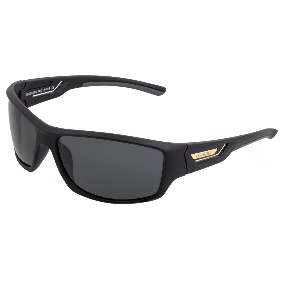 Unisex Sport-Sonnenbrille mit gelben Gläsern