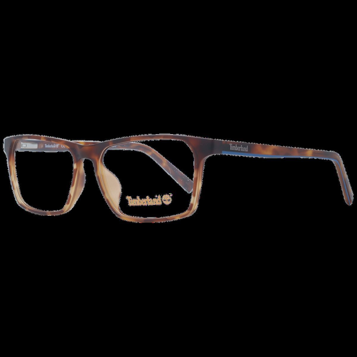 Rechteckige Vollrandbrille in Schildpatt