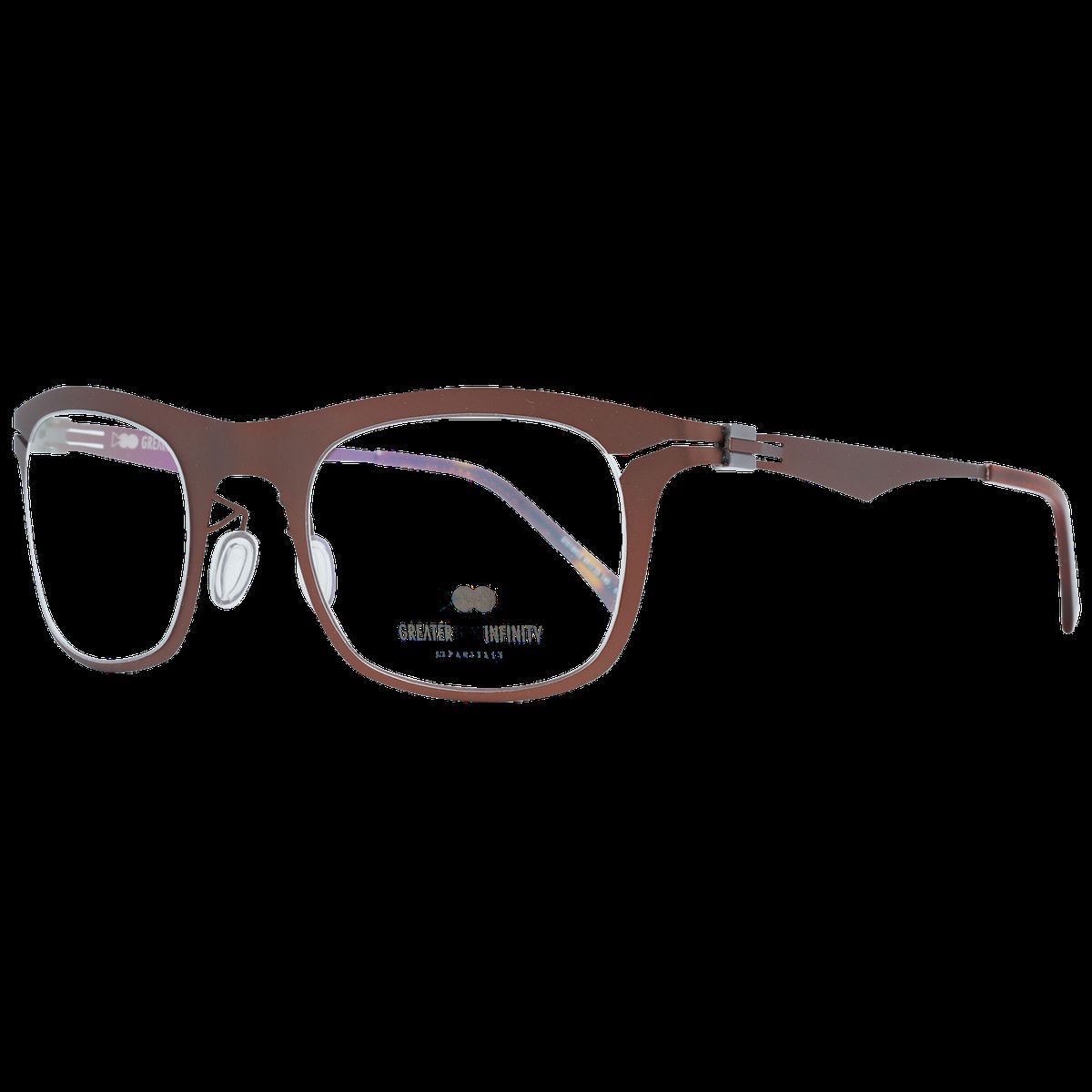 Rechteckige Metall-Vollrandbrille