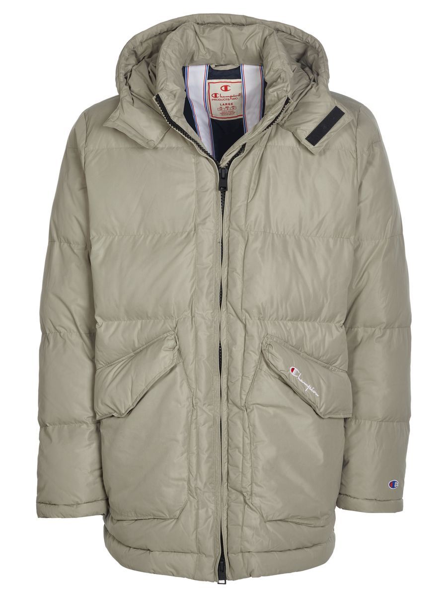 Champion Gepolsterte Longline Jacke mit Kapuze