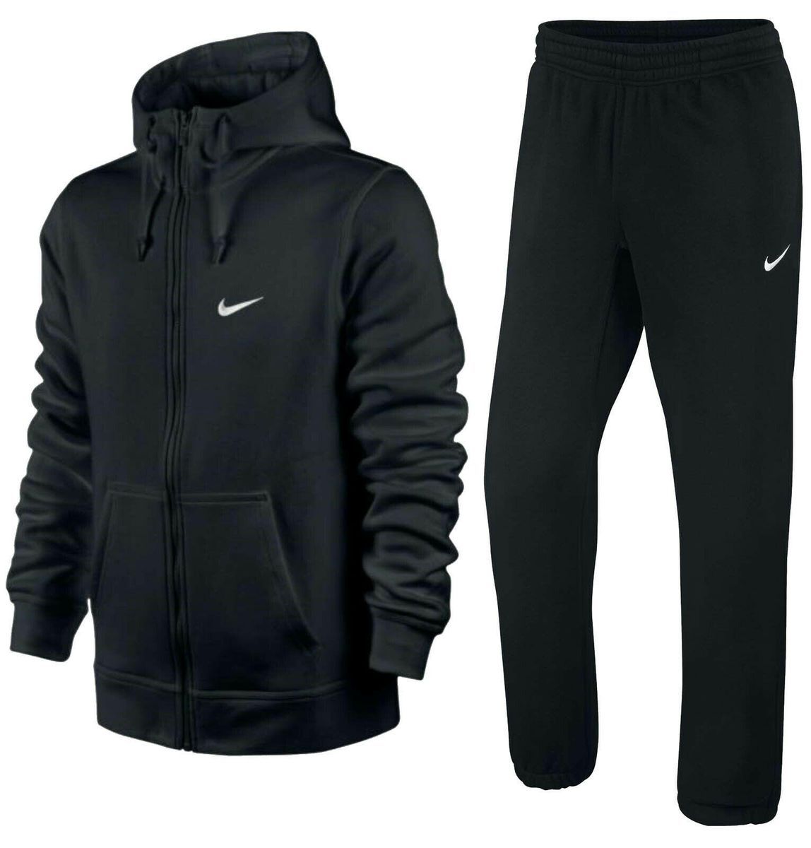 Herren Fleece Trainingsanzug Set mit Kapuze