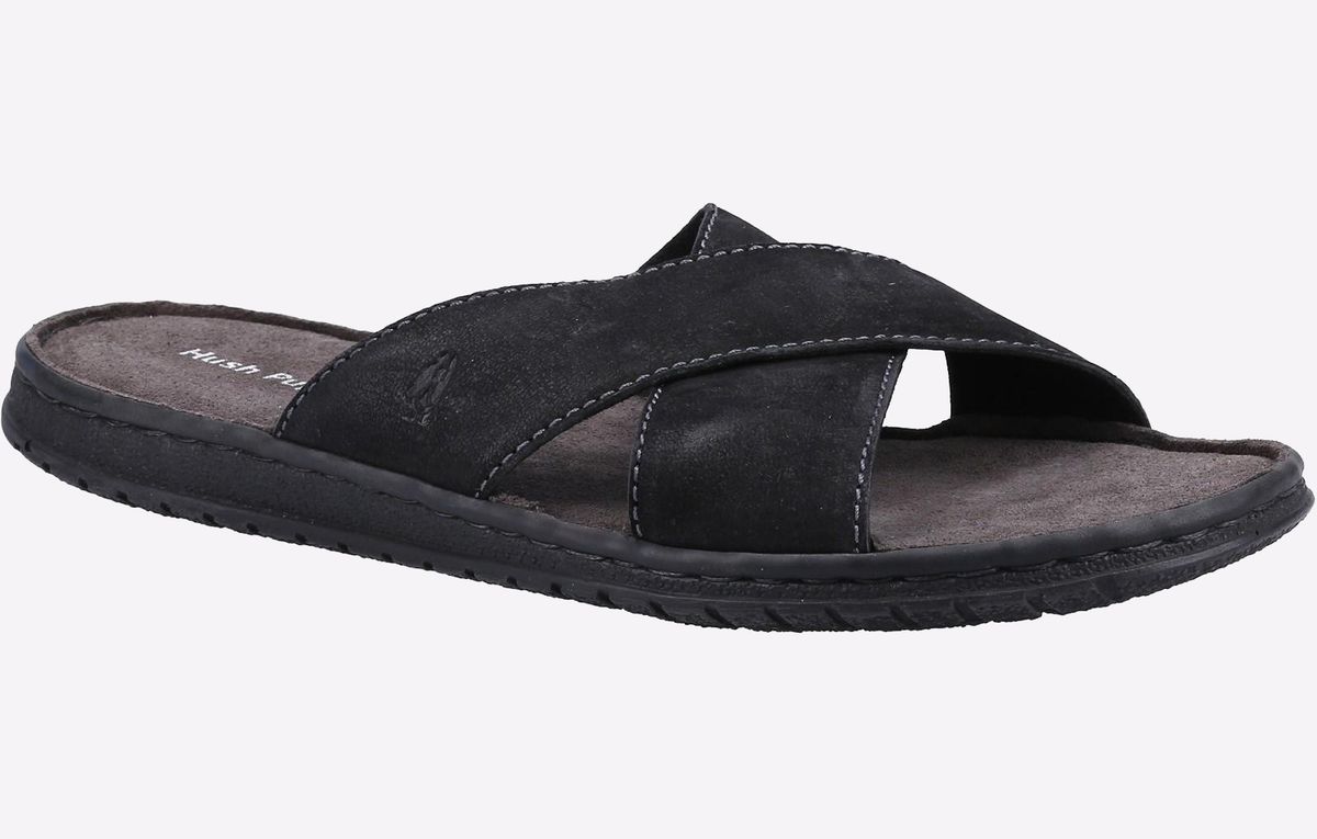 Sandalen aus gewalktem Leder