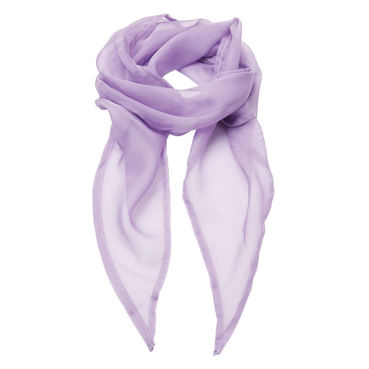 Schlichter Chiffon-Schal in Unifarbe