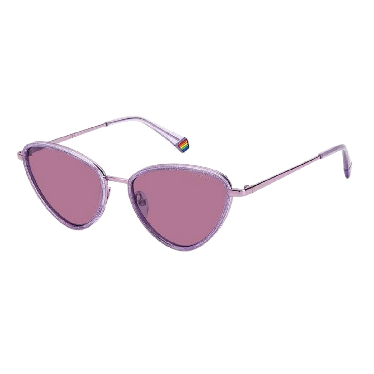 Cat-Eye-Sonnenbrille mit Rahmen