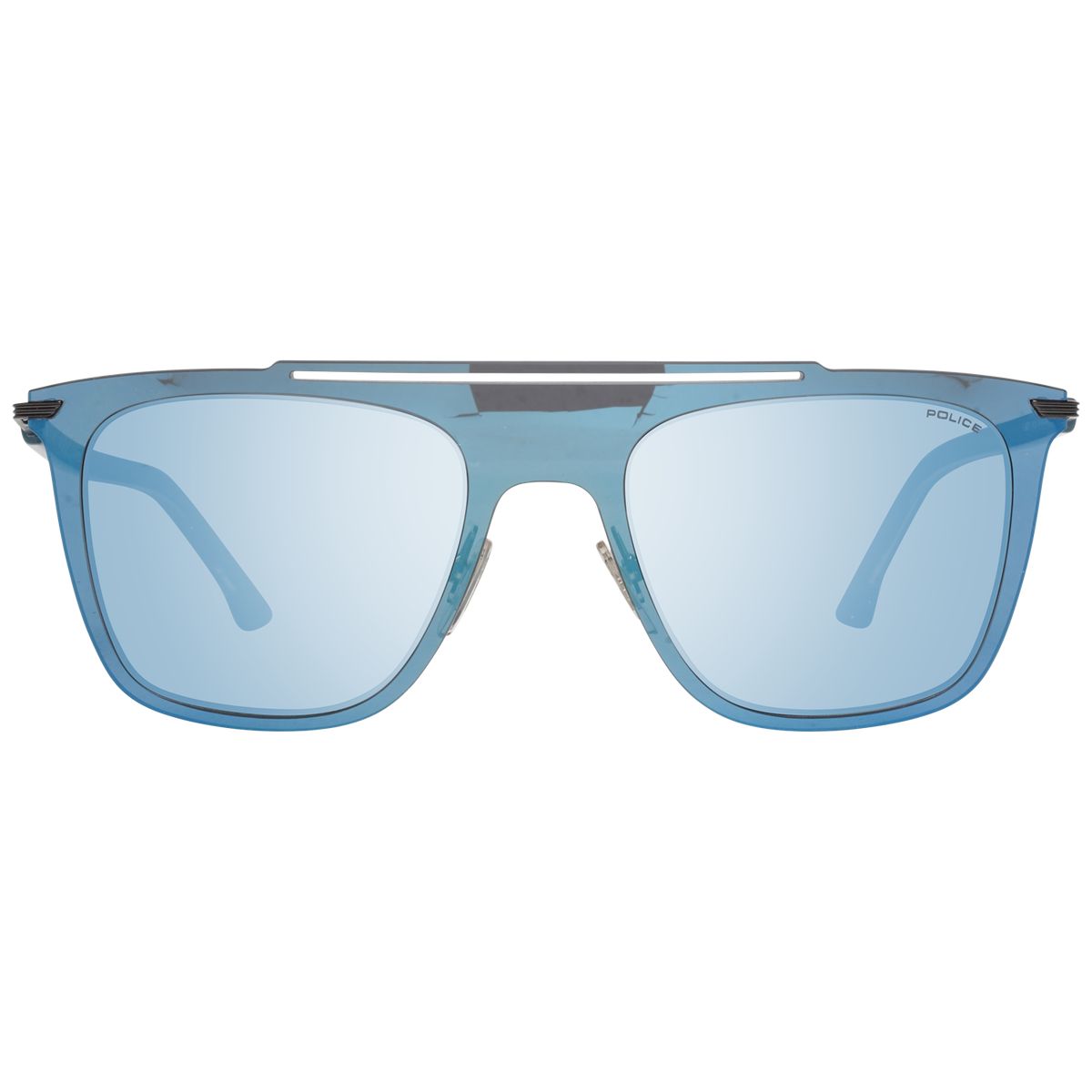 Moderne verspiegelte rechteckige Sonnenbrille