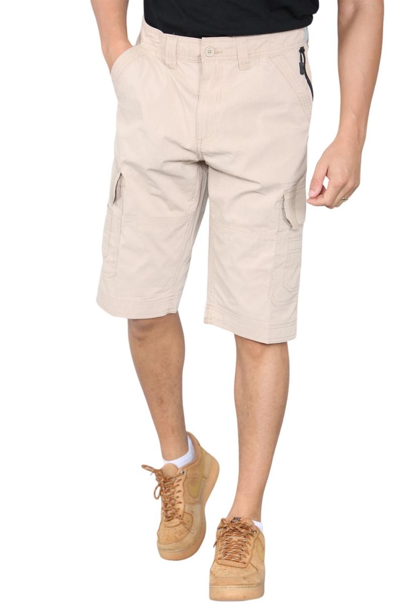 Herren Stretch Cargo Shorts mit Taschen
