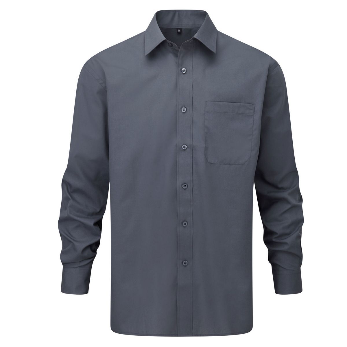 Russell Collection - Hemd für Damen Langärmlig (Grau)