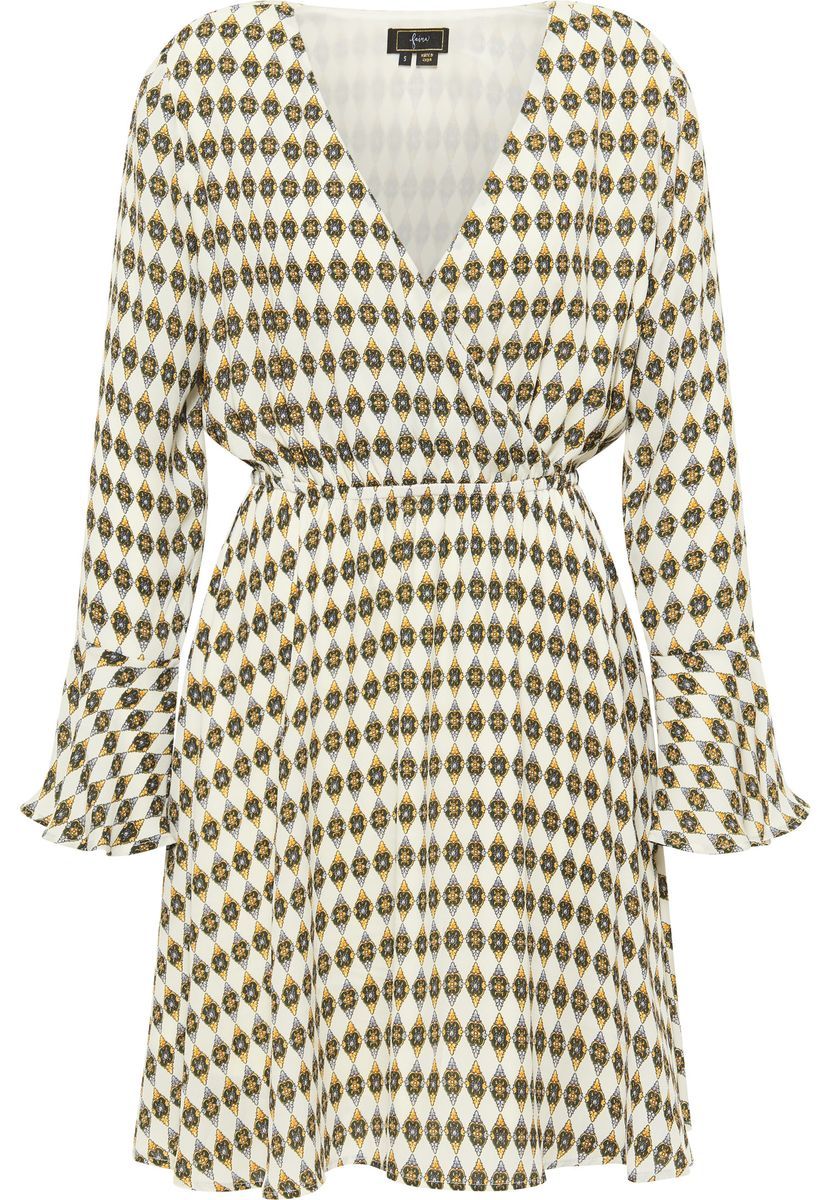 Elegantes Mini-Kleid mit Diamantmuster