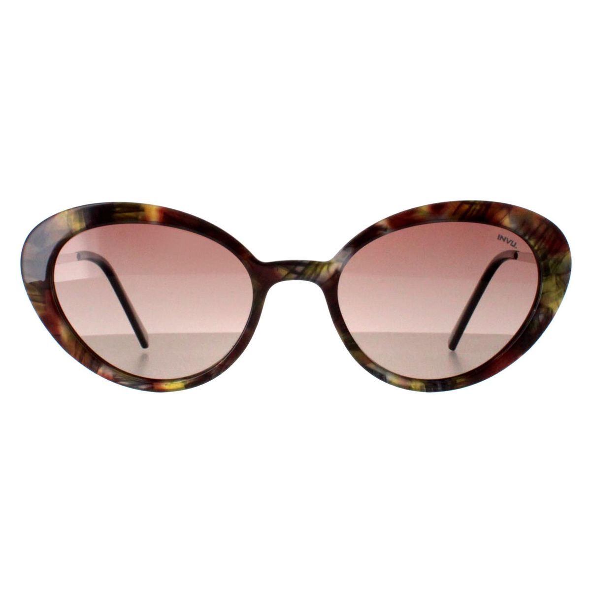 Elegante ovale polarisierte Verlaufs-Sonnenbrille